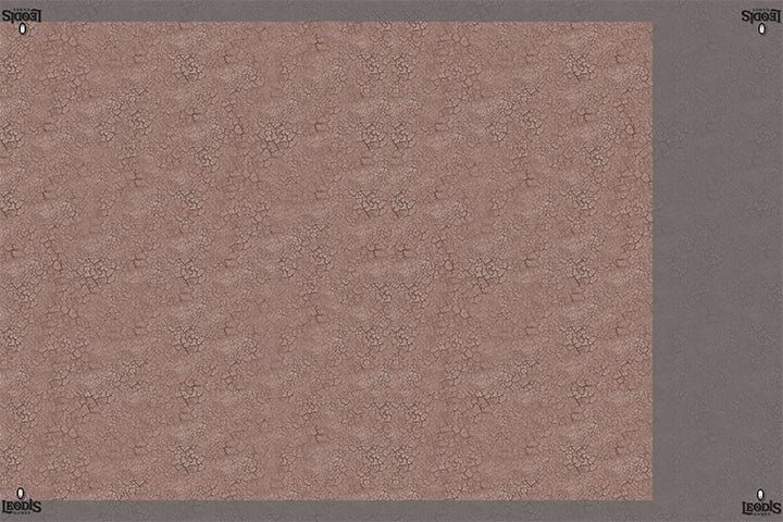 6'x4' Mars Cracked Mat with 44"x60" Markings