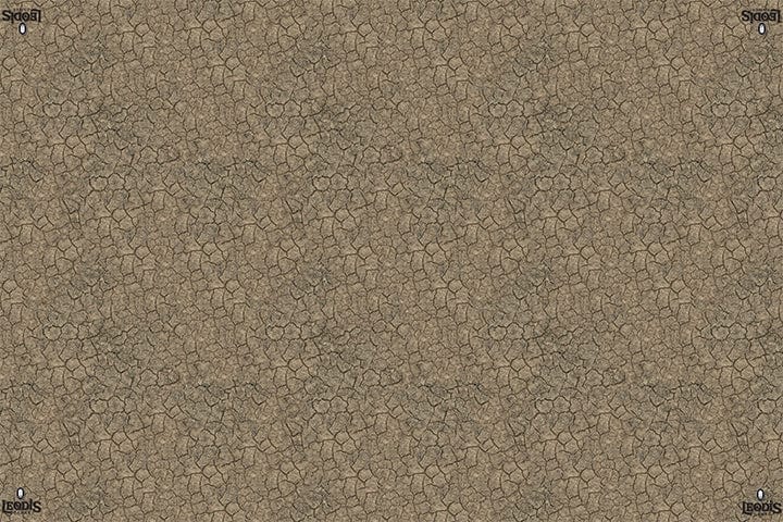 6'x4' Desert Cracked Gaming Mat