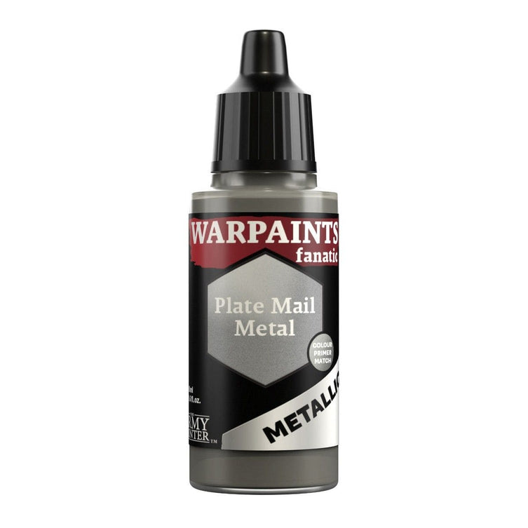 Warpaints Fanatic Metallic: Plate Mail Metal - 18ml