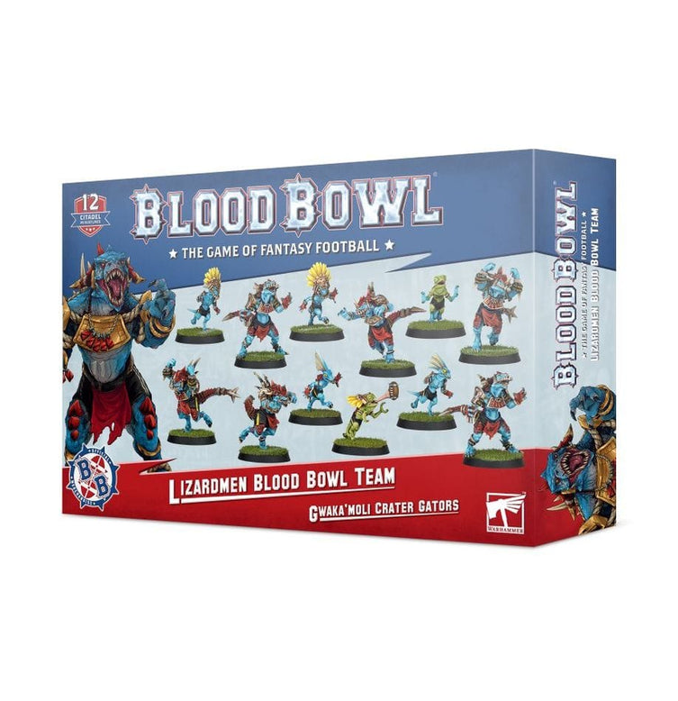 Blood Bowl: Gwaka'Moli Crater Gators Lizardmen Team