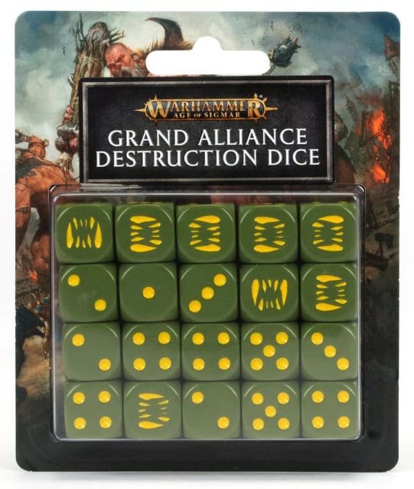 Aos: Grand Alliance Destruction Dice Set