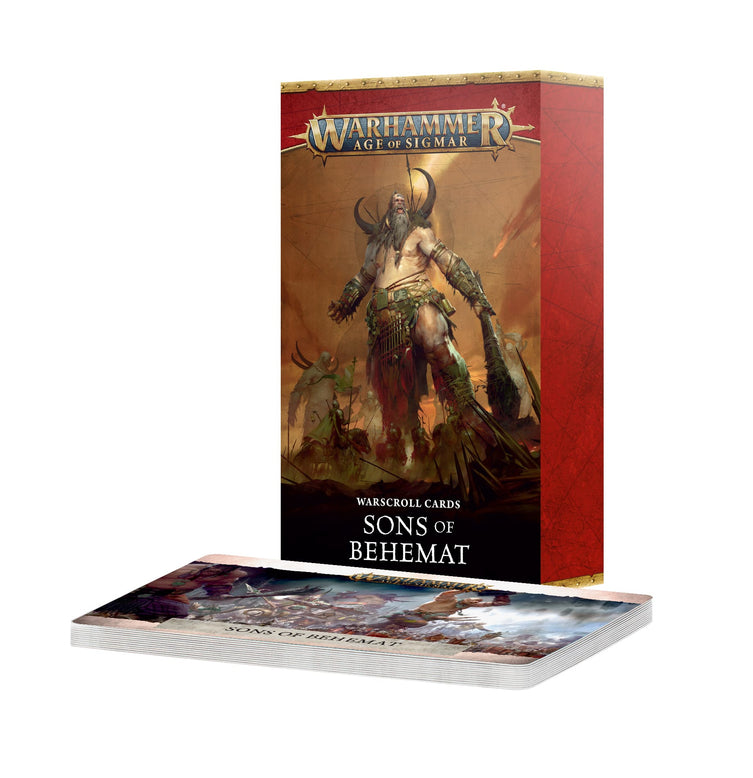 Warscroll Cards: Sons Of Behemat