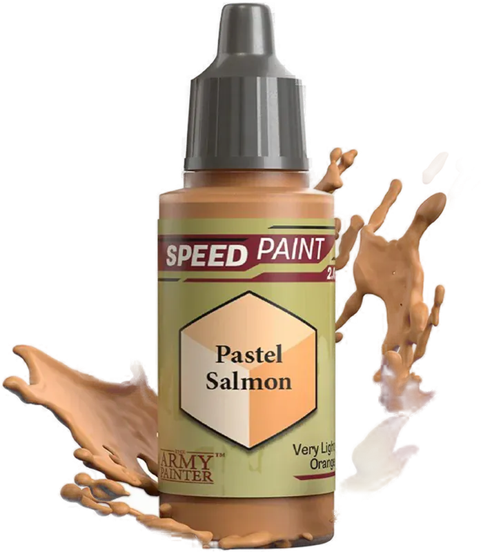 Speed Paint Pastel Salmon
