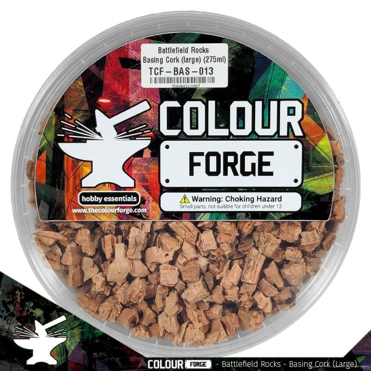 Colour Forge Battlefield Rocks Basing Cork (large)