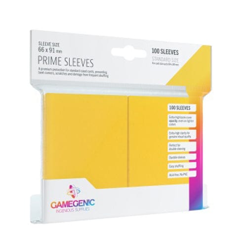 GameGenic Prime Sleeves Yellow