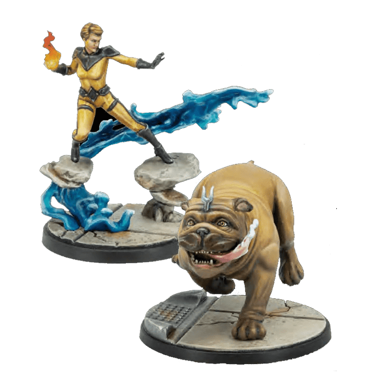 Marvel Crisis Protocol: Crystal and Lockjaw