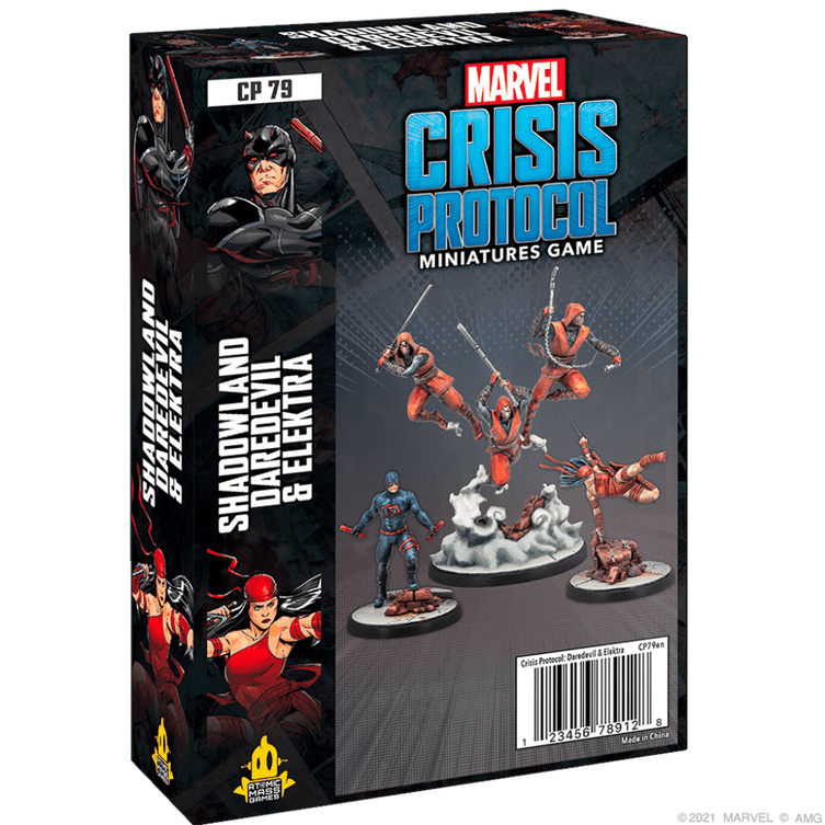 Shadowland Daredevil and Elektra: Marvel Crisis Protocol