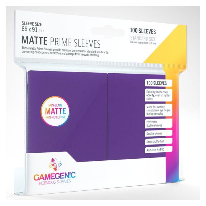 GameGenic Prime Sleeves Purple