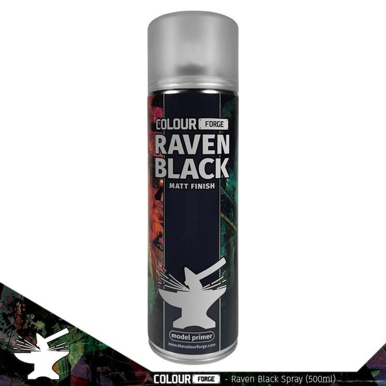 Colour Forge Raven Black Spray