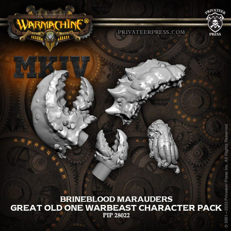 Brineblood Marauders The Great Old One Character Warbeast Pack