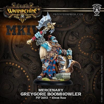 WARMACHINE - Greygore Boomhowler - Mercenary Character Solo