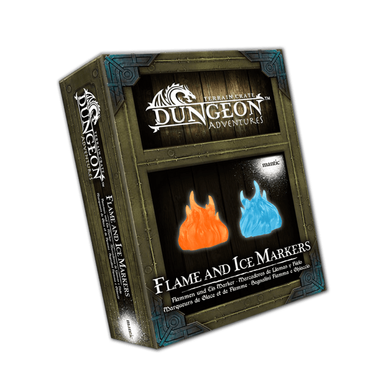 Dungeon Adventures Flame and Ice Markers