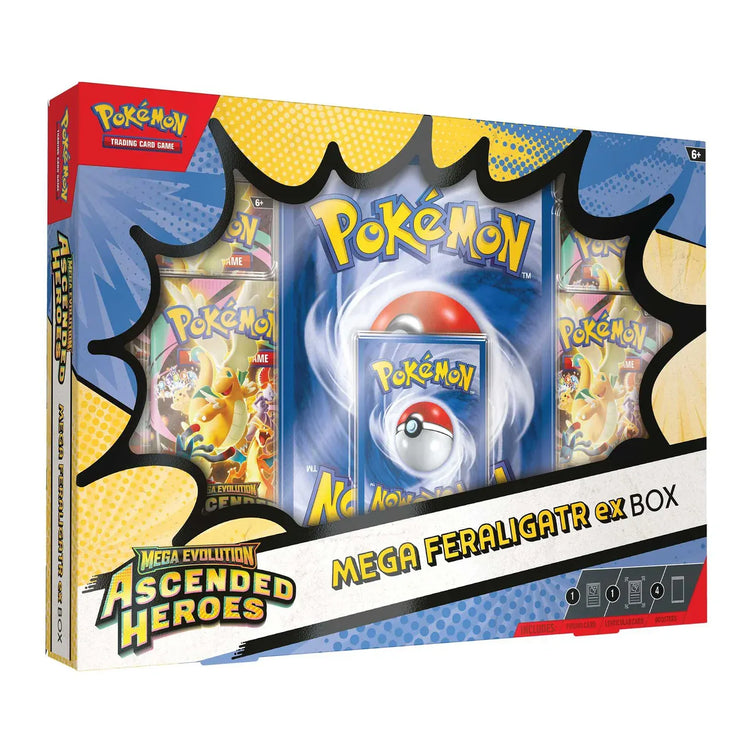 Pokemon TCG: Mega Evolution Ascended Heroes - Mega Feraligatr ex Box