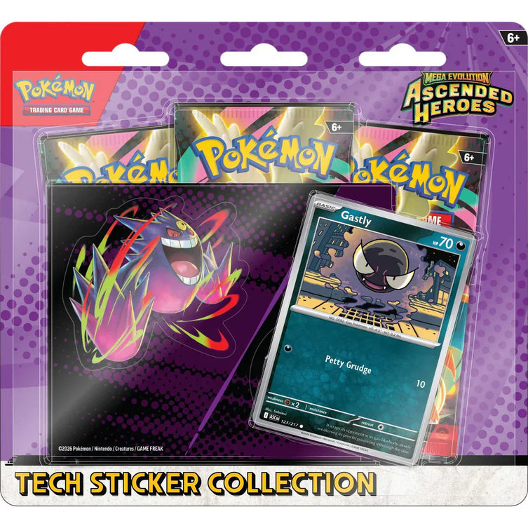 Pokemon TCG: Mega Evolution Ascended Heroes - Tech Sticker Gastly