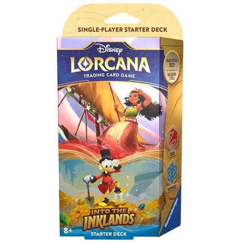 Disney Lorcana Trading Card Game - Starter Deck Set 3 Moana & Scrooge