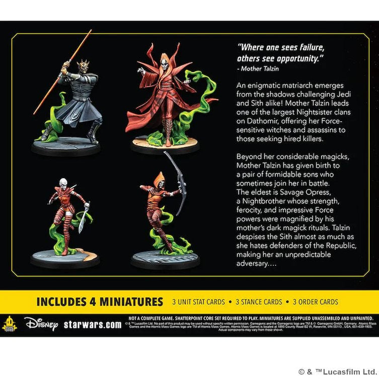 Witches of Dathomir (Mother Talzin) Squad Pack: Star Wars Shatterpoint