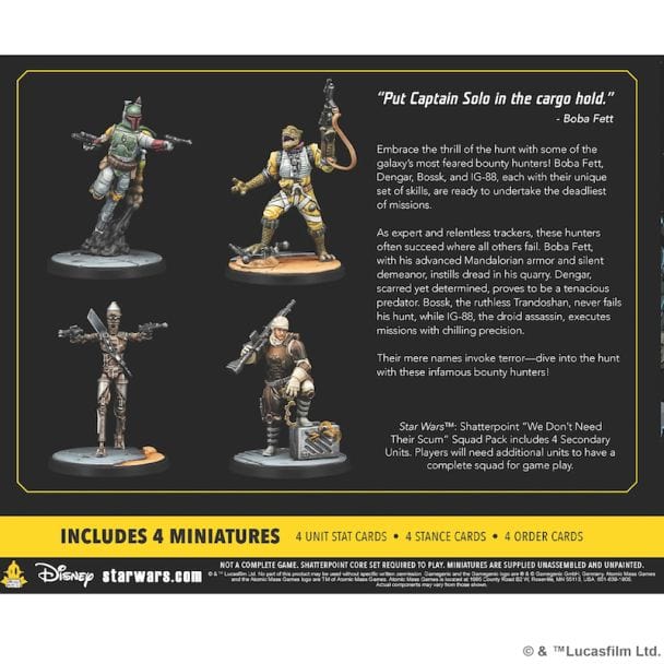 We Don’t Need Their Scum Squad Pack: Star Wars: Shatterpoint