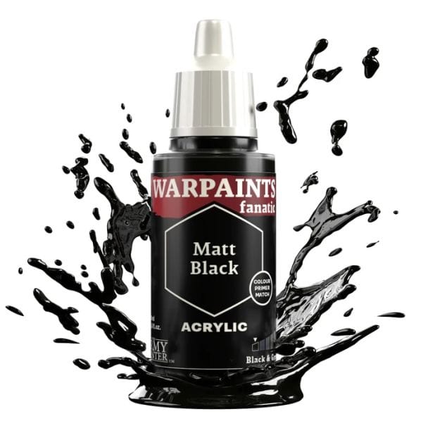 Warpaints Fanatic: Matt Black - 18ml