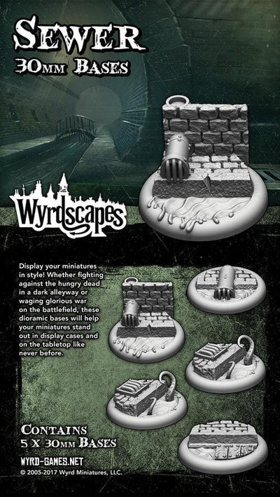 Wyrdscapes 30mm Sewer Bases