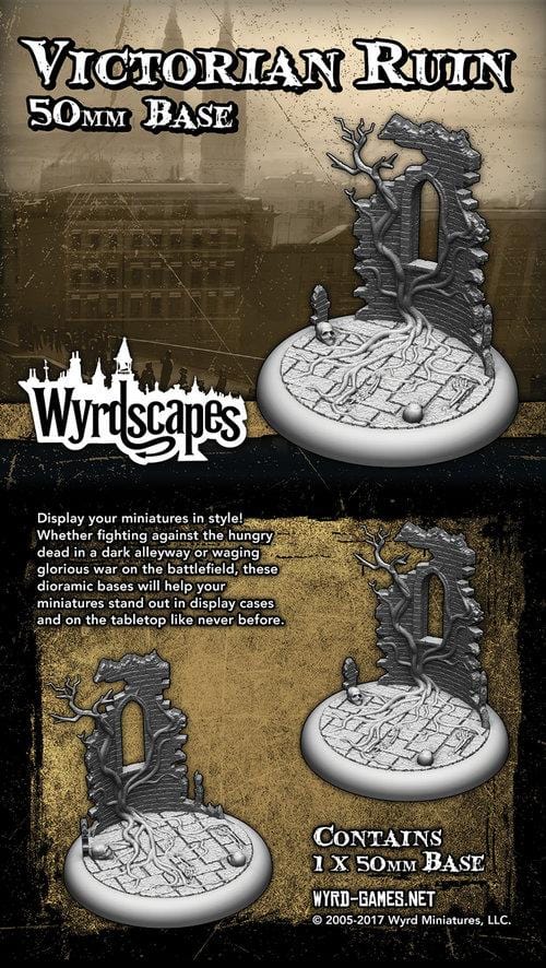 Wyrdscapes 50mm Victorian Ruins Bases