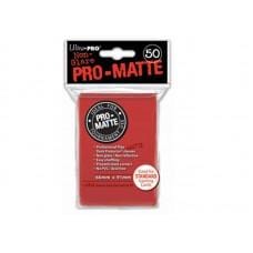Ultra Pro 50ct Standard Red Pro-Matte Deck Protector Card Sleeves 50 Per Pack