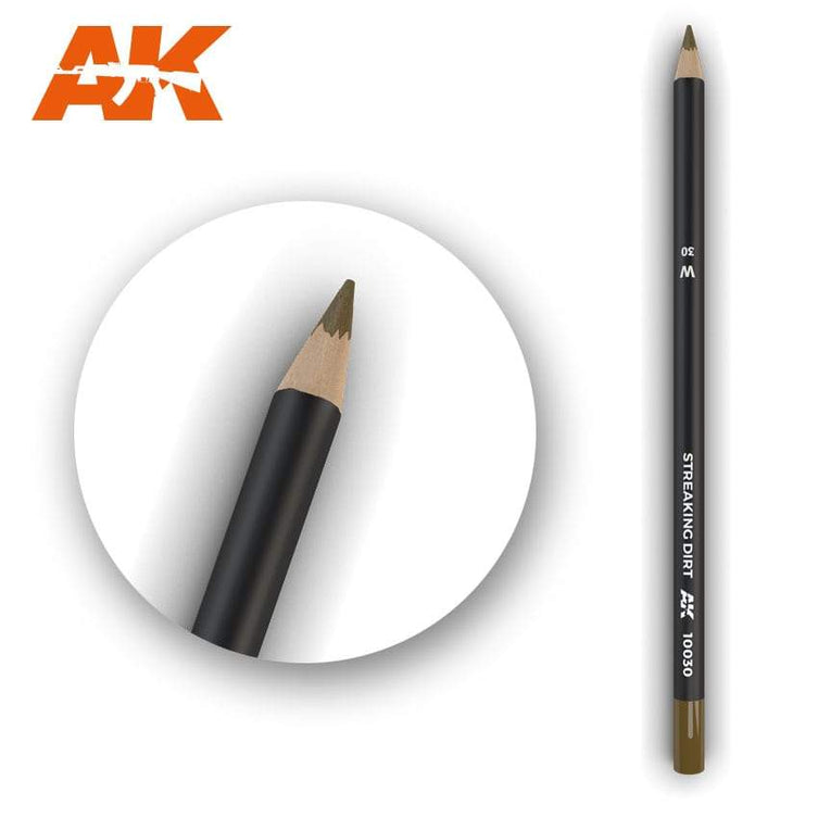 AK Interactive Streaking Dirt Pencil