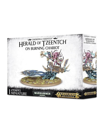 Herald Of Tzeentch On Burning Chariot