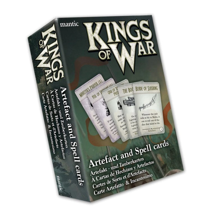Kings of War 3rd Edition Spell & Artefact Cards 2022 Edition