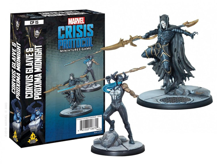 Marvel Crisis Protocol Corvus Glaive and Proxima Midnight