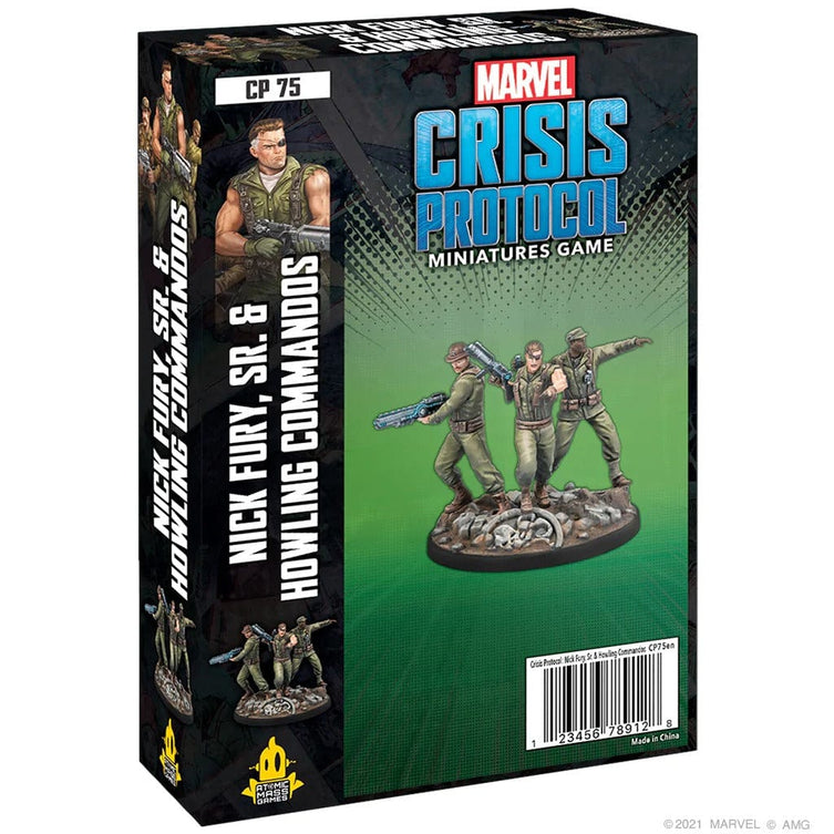 Nick Fury Sr and Howling Commandos: Marvel Crisis Protocol