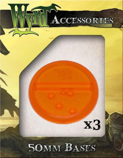 Orange 50mm Translucent Bases