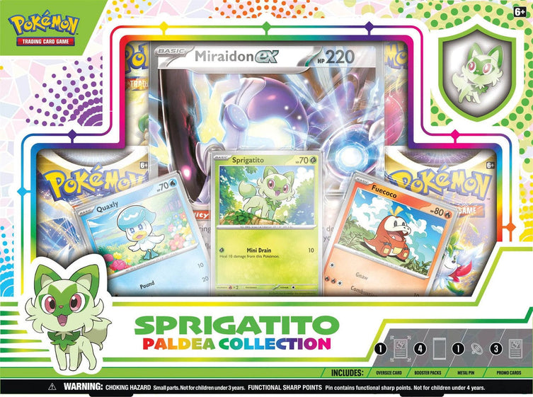 Pokemon TCG: Paldea Collection Sprigatito & Miraidon