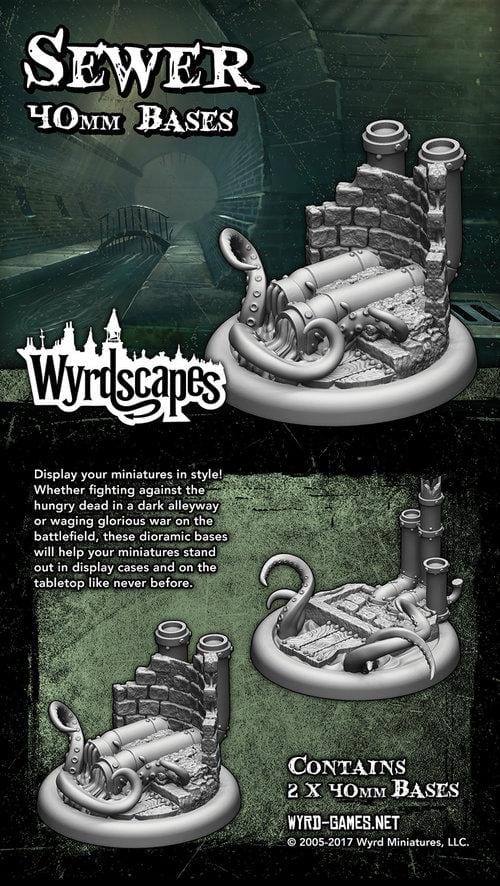 Wyrdscapes 40mm Sewer Bases