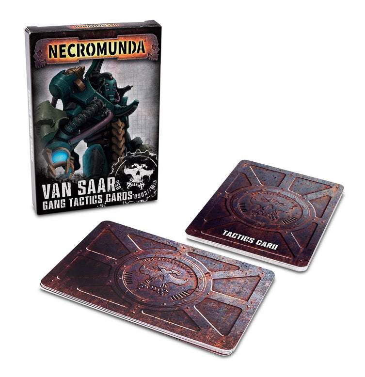 Necromunda Van Saar Gang Tactics Cards