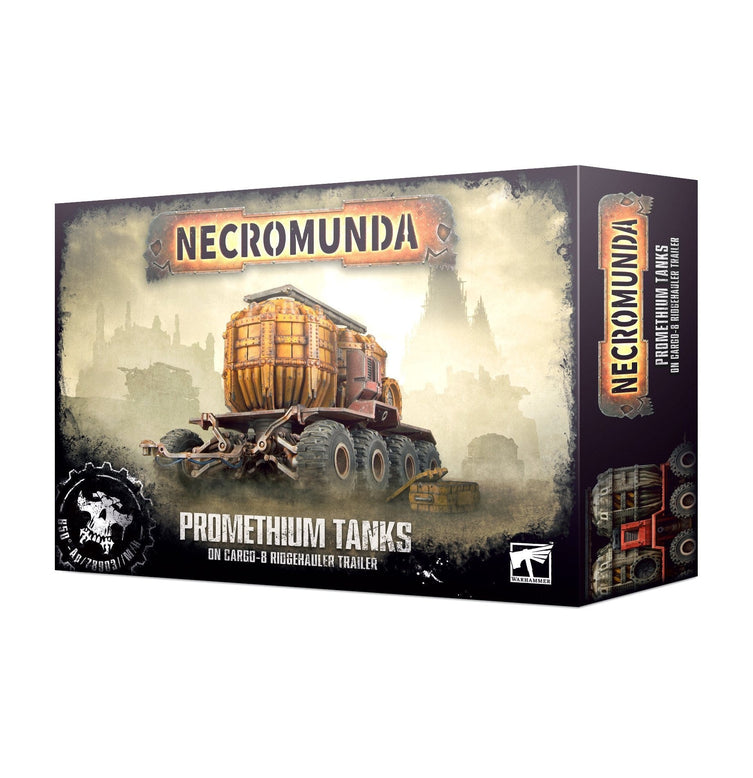 Necromunda. Promethium Tanks On Cargo-8 Trailer